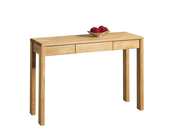 Toaletka biurko drewniana białe tło