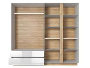 Miniaturka 9 - Szafa otwierana z drążkiem i półkami – styl nowoczesny