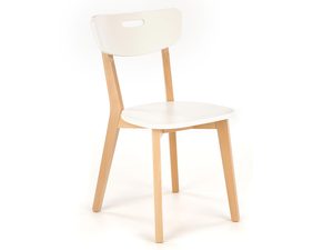 Miniaturka 1 - Krzesło do jadalni białe SCANDI