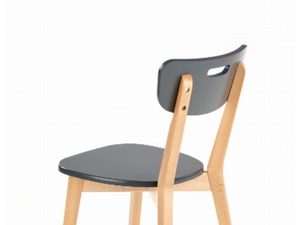 Miniaturka 5 - Krzesło do jadalni czarne SCANDI