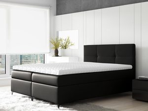 Miniaturka 1 - Łóżko do Spania Na Nóżkach czarne aranżacja VISION