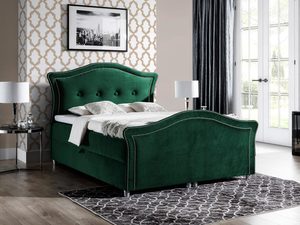 Miniaturka 4 - Łóżko Pikowane Z Diamentami zielone aranżacja Bedran