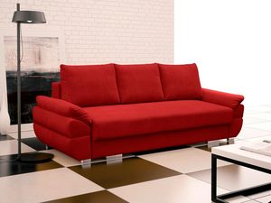 Miniaturka 11 - Sofa w Stylu Angielskim czerwona aranżacja VINCENT