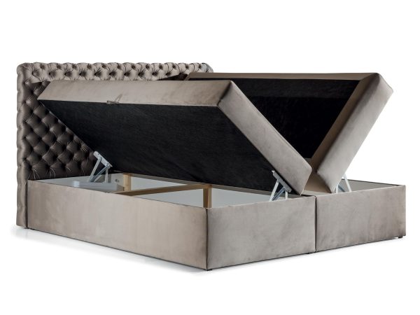 Łóżko Kontynentalne pojemniki SAMUEL