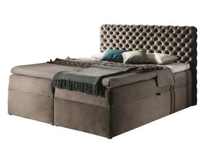 Miniaturka 3 - Łóżko Kontynentalne beżowe białe tło SAMUEL