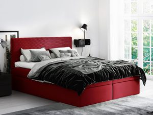 Miniaturka 3 - Nowoczesne Łóżko Sypialniane czerwone aranżacja LOREN