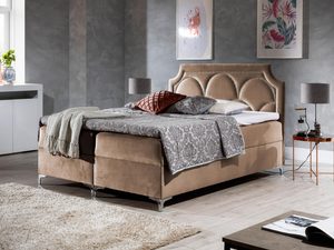 Miniaturka 6 - Łóżko kontynentalne brązowy aranżacja PABLO