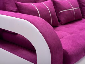 Miniaturka 8 - Rozkładana Kanapa z Pufą detale OLYMPEA + PUFA