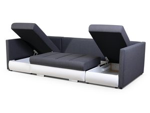 Miniaturka 1 - Narożnik z Funkcją Spania w Kształcie U pojemniki PAUL U