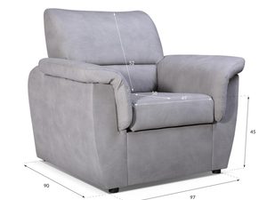 Miniaturka 3 - Fotel do salonu ze schowkiem wymiary ALEXIS