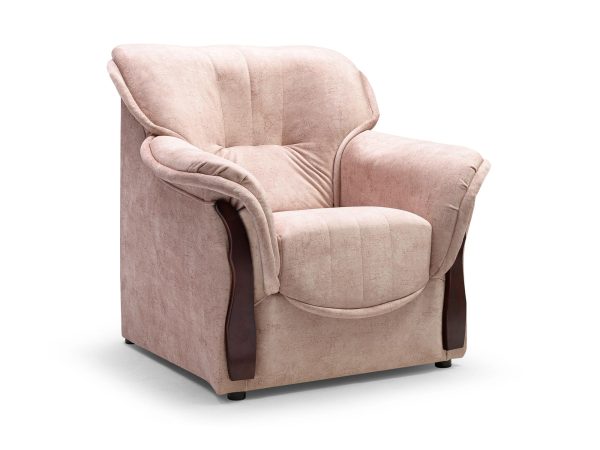 Fotel do Salonu białe tło ELVIS