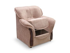 Miniaturka 7 - Welurowy fotel z dużym siedziskiem – komfort i miękkość