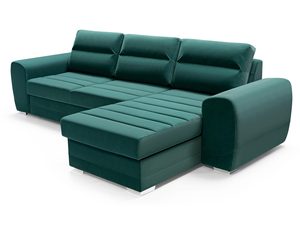 Miniaturka 2 - Narożnik Zielony Nowoczesny białe tło THOMAS