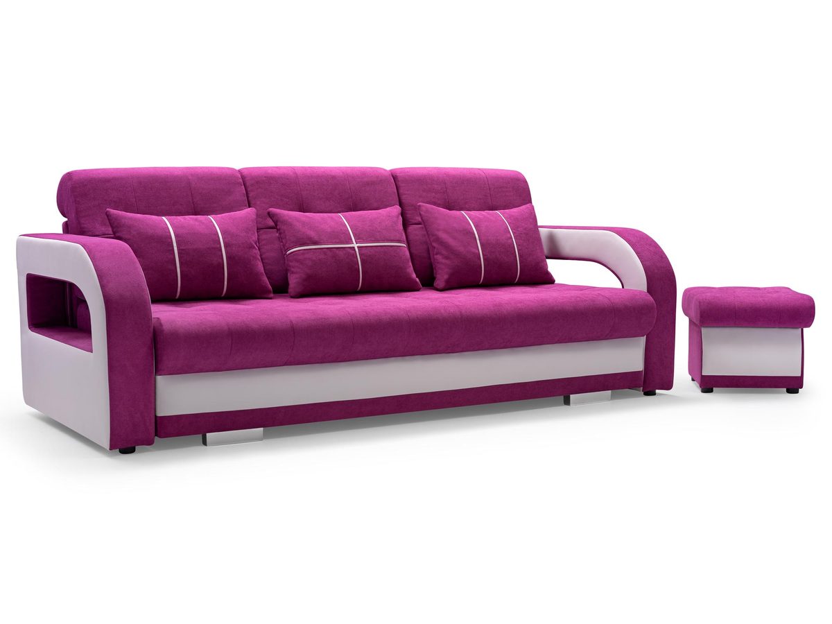 Rozkładana Kanapa z Pufą OLYMPEA + PUFA