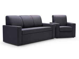 Miniaturka 5 - Sofa Rozkładana do przodu + fotel białe tło MARTON III Osobowa