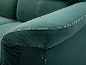 Miniaturka 7 - Zielony Narożnik z Funkcją Spania zbliżenie ALEXIS