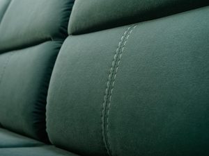 Miniaturka 6 - Zielony Narożnik z Funkcją Spania detale ALEXIS