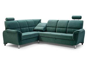 Miniaturka 3 - Zielony Narożnik z Funkcją Spania białe tło ALEXIS