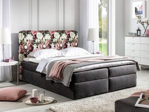 Miniaturka 3 - Łóżko W Kwiaty Tapicerowane aranżacja HARRIS