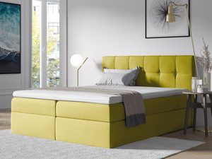 Miniaturka 4 - Łóżko kontynentalne żółte aranżacja ONYX