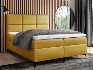 Miniaturka 2 - Duże Łóżko do Sypialni żółty aranżacja LOTUS