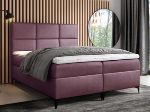 Miniaturka 4 - Duże Łóżko do Sypialni bordowy aranżacja LOTUS