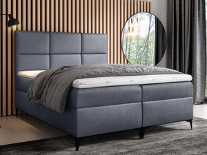 Miniaturka 6 - Duże Łóżko do Sypialni szary aranżacja LOTUS