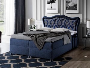 Miniaturka 3 - Łóżko W Stylu Prowansalskim Gusto granat aranżacja