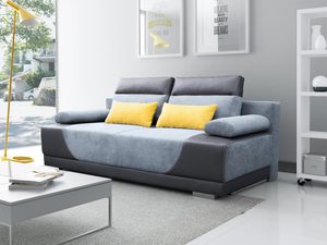 Miniaturka 1 - Młodzieżowa Sofa do Pokoju szare aranżacja CELESTE
