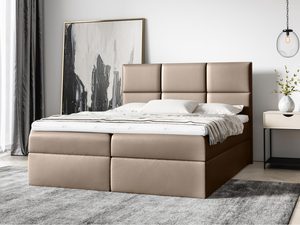 Miniaturka 4 - Łóżko Nowoczesne do Sypialni beżowe aranżacja VAMOS