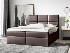 Miniaturka 6 - Łóżko Nowoczesne do Sypialni brązowe aranżacja VAMOS