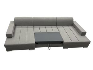 Miniaturka 3 - Duży Wygodny Narożnik U rozłożony JACOB U