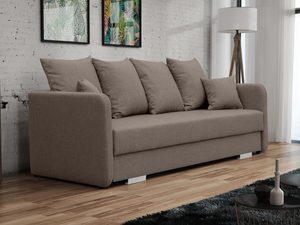 Miniaturka 7 - Sofa Dwuosobowa do Salonu cappucino aranżacja CAVITO