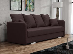 Miniaturka 8 - Sofa Dwuosobowa do Salonu brąz aranżacja CAVITO