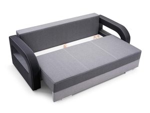 Miniaturka 4 - Sofa rozkładana z pojemnikiem rozłożona widok z góry LUCIANO