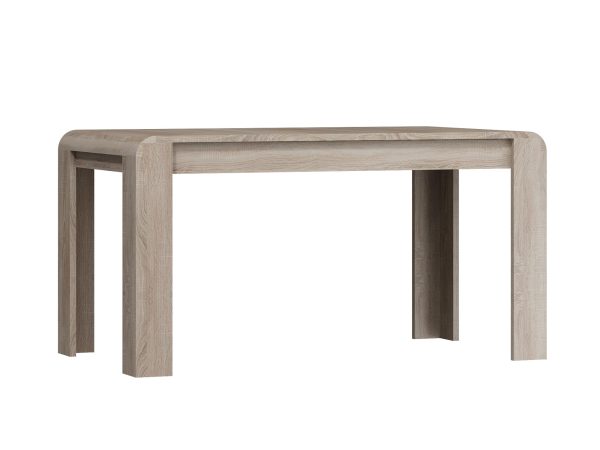 Stół Rozkładany do Jadalni dąb sonoma białe tło DOMINGO