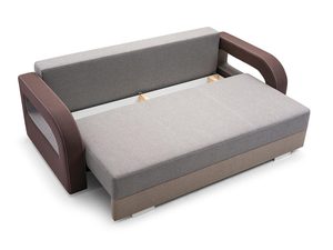 Miniaturka 16 - Sofa Rozkładana Z Pojemnikiem rozłożona pojemnik LUCIANO