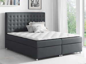 Miniaturka 7 - Łóżko Pikowane Z Wysokim Oparciem Asti aranżacja grafit