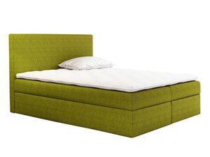 Miniaturka 2 - Łóżko kontynentalne oliwkowe białe tło CLASSIC