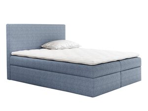 Miniaturka 5 - Łóżko kontynentalne niebieski białe tło CLASSIC