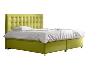 Miniaturka 3 - Pikowane Łóżko Tapicerowane żółte Bella