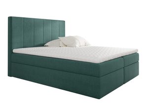 Miniaturka 1 - Wygodne Łóżko Do Spania Tapicerowane zielone białe tło Bono