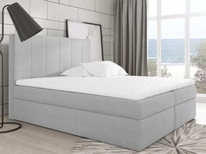 Miniaturka 5 - Wygodne Łóżko Do Spania Tapicerowane szare aranżacja Bono