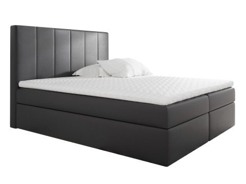 Wygodne Łóżko Do Spania Tapicerowane białe tło Bono