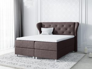 Miniaturka 9 - Łóżko kontynentalne brązowe aranżacja VENICE