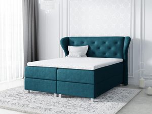 Miniaturka 7 - Łóżko kontynentalne turkusowe aranżacja VENICE