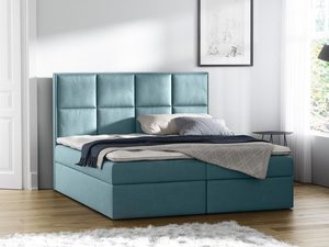 Miniaturka 6 - Wysokie Łóżko Do Sypialni Galaxy aranżacja niebieskie