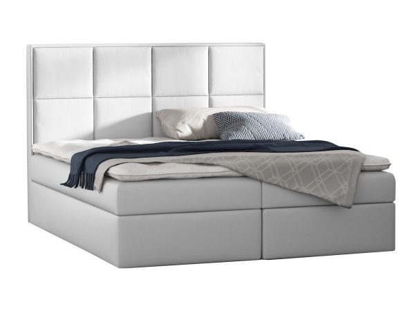 Wysokie Łóżko Do Sypialni Galaxy białe tło