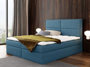 Miniaturka 7 - Łóżko Francuskie Do Sypialni Grand aranżacja niebieskie