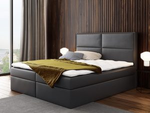 Miniaturka 11 - Łóżko Francuskie Do Sypialni Grand aranżacja czarne